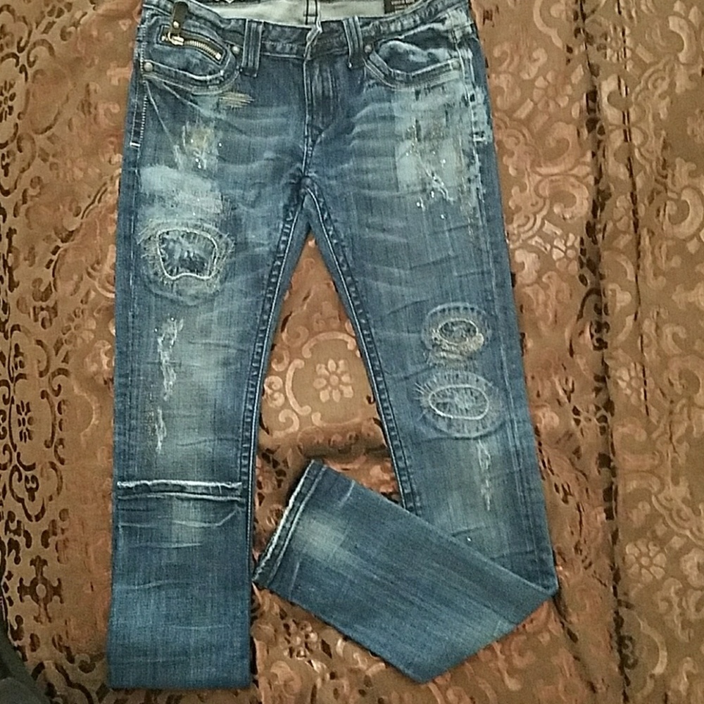 REROCK leather pocket distressed